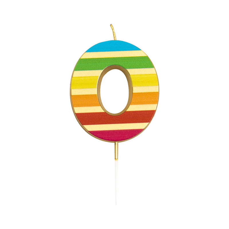 Candeline Righe Colorate: Incartare Seregno