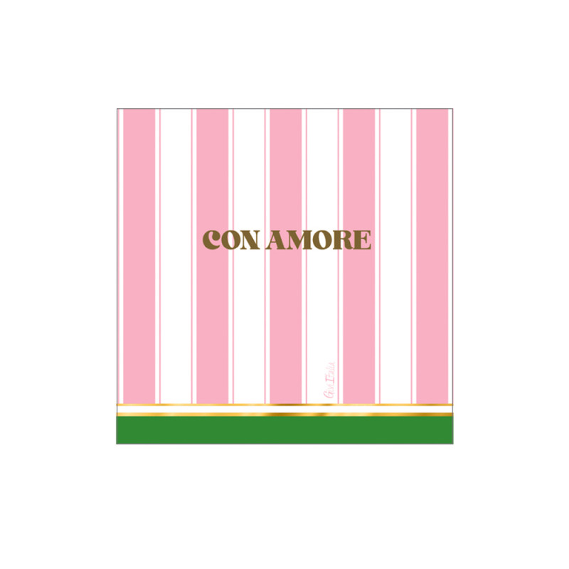 Tovaglioli In Carta Tra Le Righe (16 pezzi)