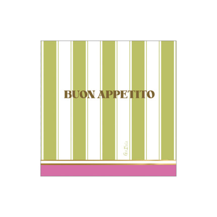 Tovaglioli In Carta Tra Le Righe (16 pezzi)