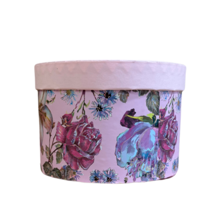 Scatola Tonda Fiorata