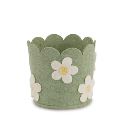Contenitore Margherite in Feltro