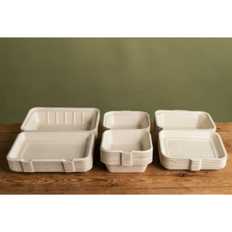 Box Hamburger Eco in Bagassa (50 Pezzi)
