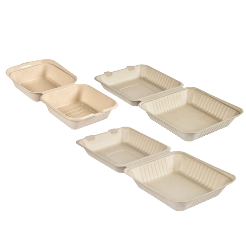 Box Hamburger Eco in Bagassa (50 pezzi)