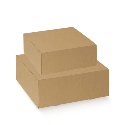 Scatola Pratica in Cartoncino Avana