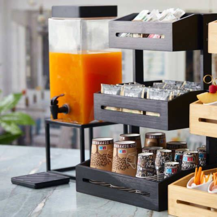 Big Jar Con Base in Metallo