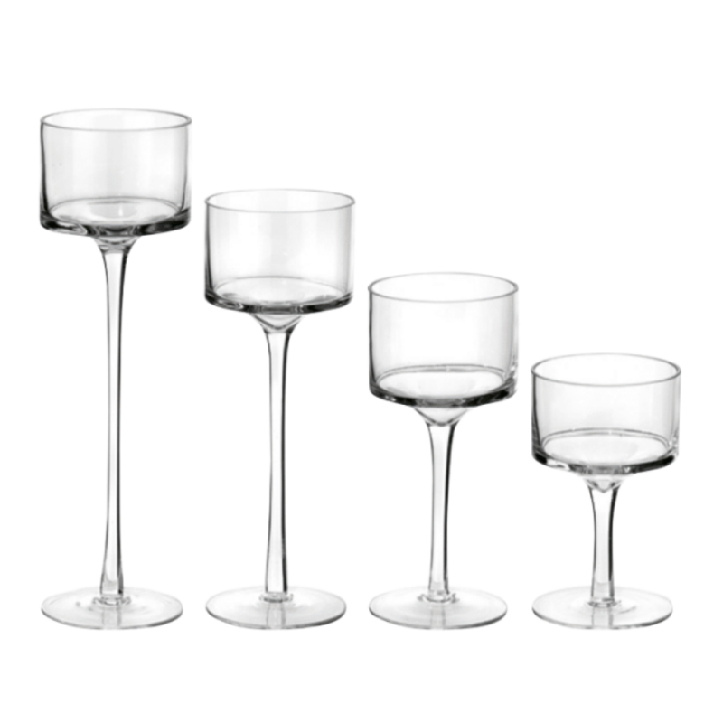 Vaso in Vetro con Gambo