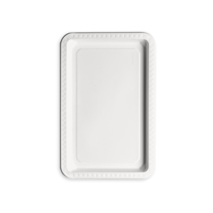 Vassoio rettangolare Decor in polpa di cellulosa (5 pezzi)