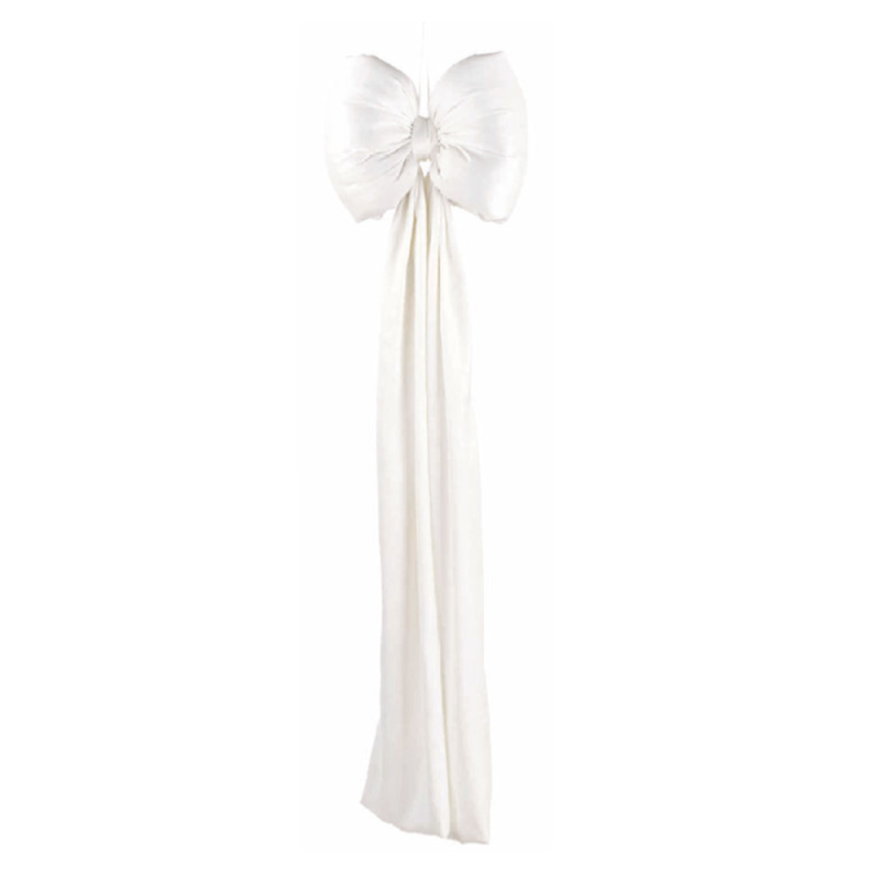 Fiocco Raso Bianco da Appendere 130cm