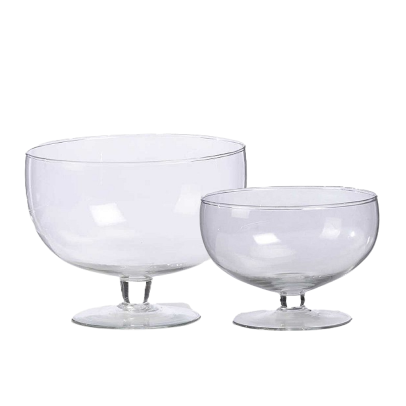 Coppa In Vetro Con Piede