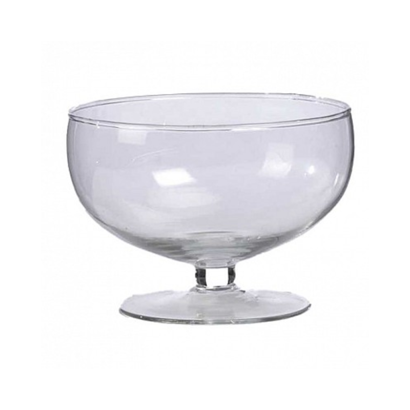 Coppa In Vetro Con Piede
