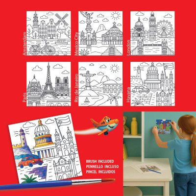 Album Città Europee Con Tempere 2