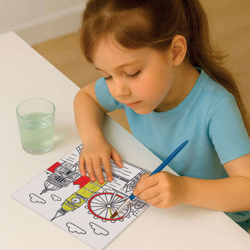 Album Città Europee Con Tempere