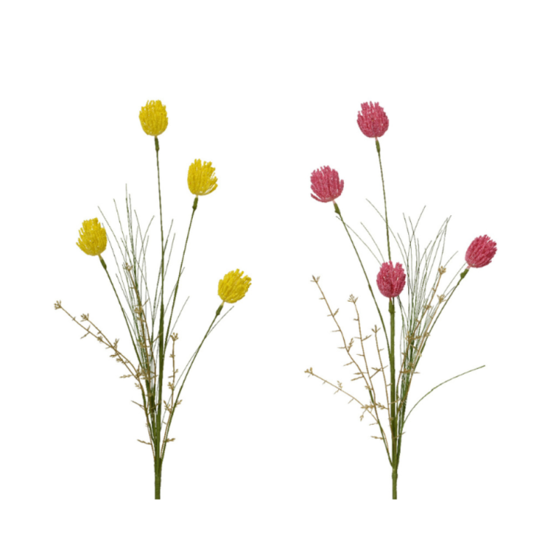 Ramo Decorativo Con Fiori Sferici