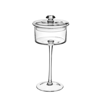 Potiche con Gambo in Vetro