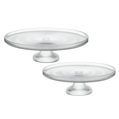 Alzata in Vetro Lavorato