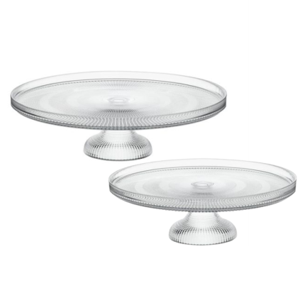 Alzata in Vetro Lavorato