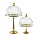 Alzata Oro con Coperchio