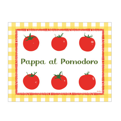Tovagliette in Carta Pappa al Pomodoro (4 Pezzi)
