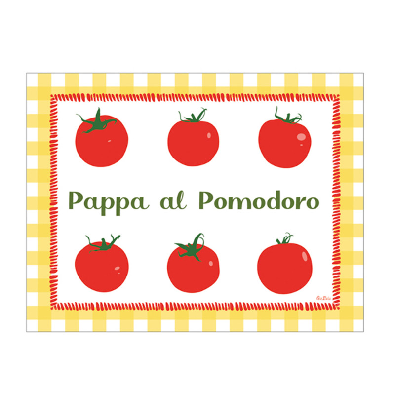 Tovagliette in Carta Pappa al Pomodoro (4 Pezzi)