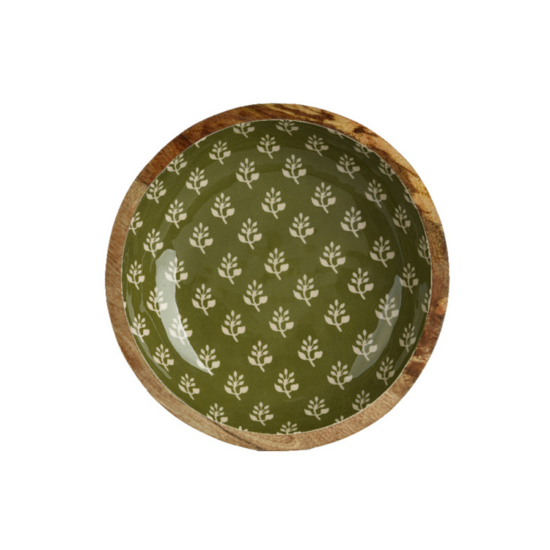 Ciotola in Legno di Mango Smaltata