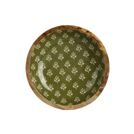 Ciotola in Legno di Mango Smaltata