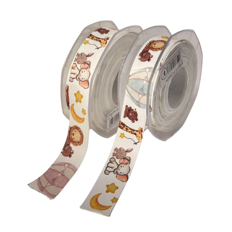 Nastro in tessuto cuccioli in mongolfiera: Incartare Seregno