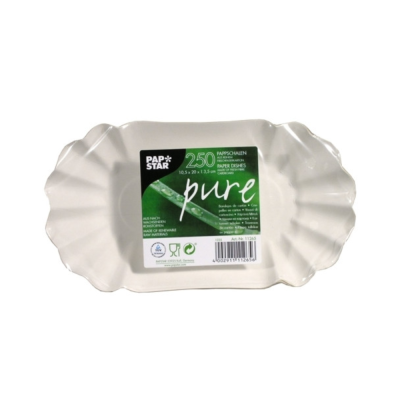 Vaschette Ovali in Polpa (250 Pezzi)