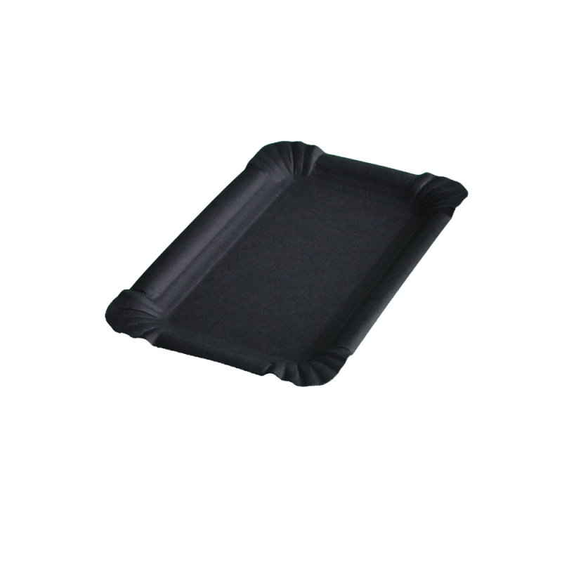 Vassoio Nero in Cartoncino (50 Pezzi)