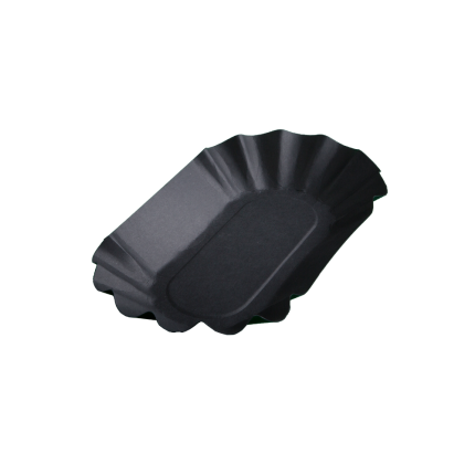 Vaschetta Nera in Cartoncino (50 Pezzi)