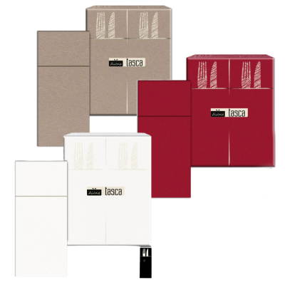 Tovaglioli Portaposate in Carta Secco (50 Pezzi)