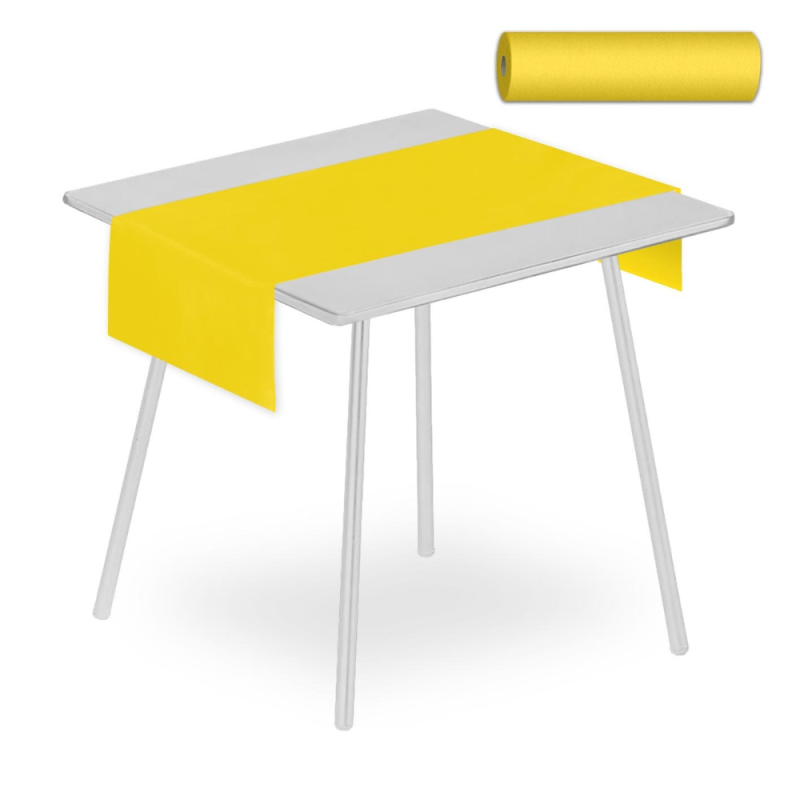 Runner in Carta Secco Airlaid Giallo