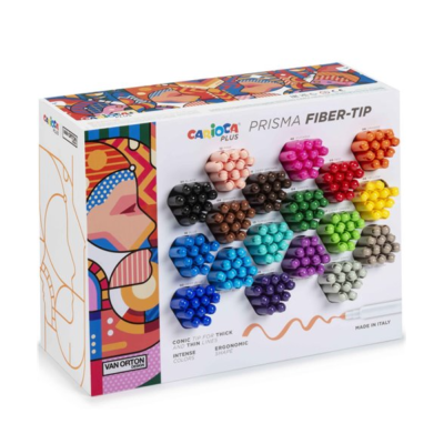Pennarello Carioca Prisma Fiber Plus – Disegno e scuola