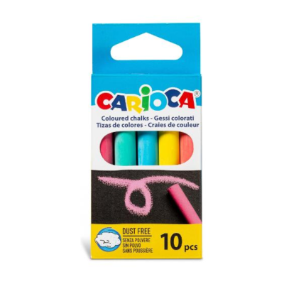Set Gessetti Colorati Carioca (10 Pezzi)