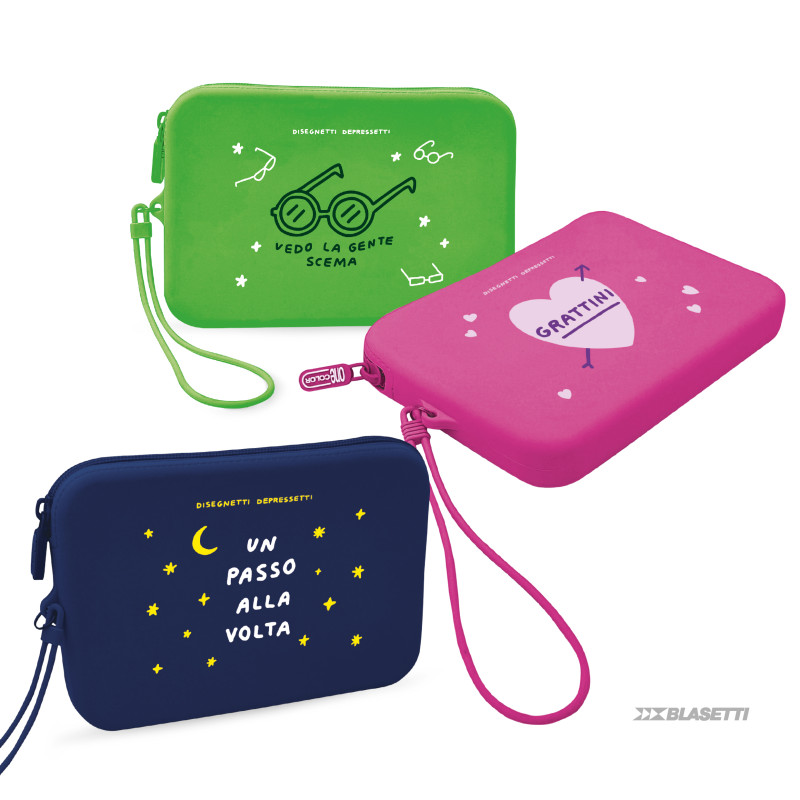 Astuccio Flat con Cordino Disegnetti Depressetti