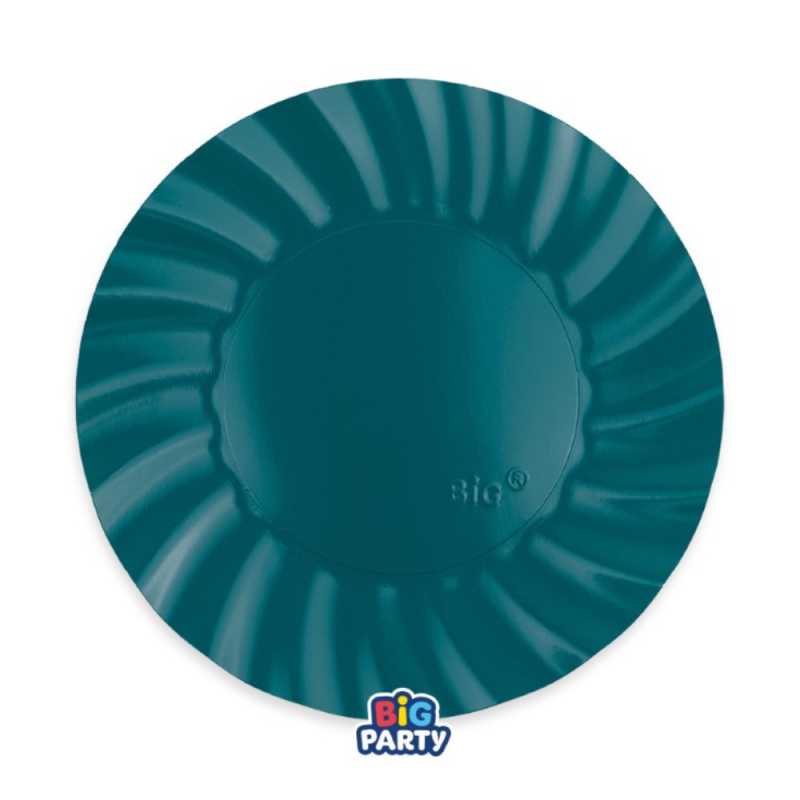 Piatti Wavy Metal Everyday (6 Pezzi) – Carta Effetto Metal