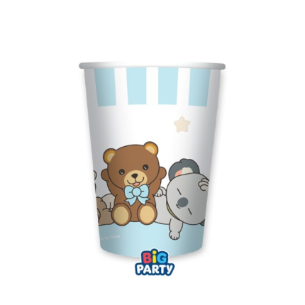 Bicchiere Teddy Thun Azzurro (6 Pezzi)