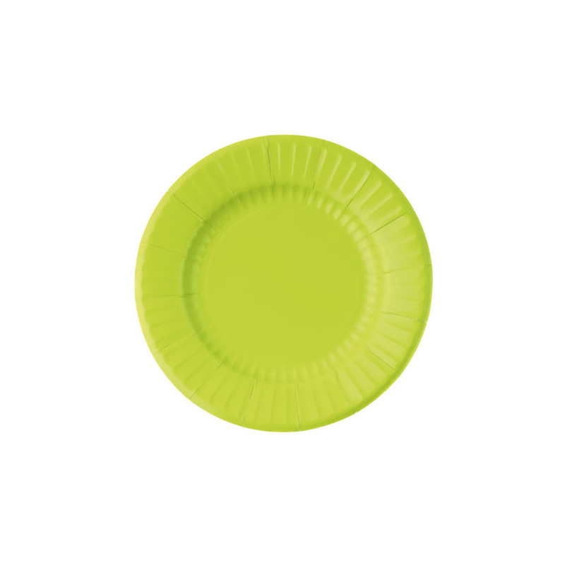 Piatti in Carta Pastel Verde Lime (8 pezzi)