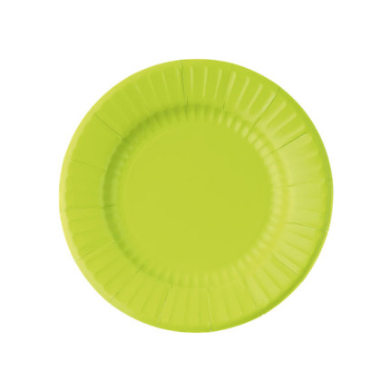 Piatti in Carta Pastel Verde Lime (8 pezzi)