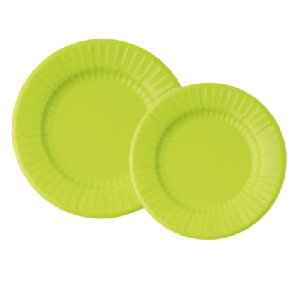 Piatti in Carta Pastel Verde Lime (8 pezzi)