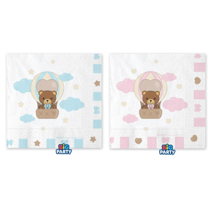 Tovaglioli Teddy Thun (16 Pezzi)