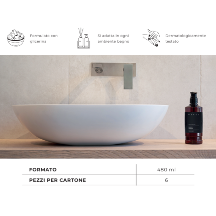 Sapone Nefel Mani e Viso – Uso Professionale per Hotel, Uffici e Comunità