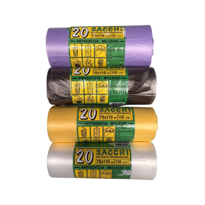 Sacchetti pattumiera HD per rifiuti (20 pezzi) 2