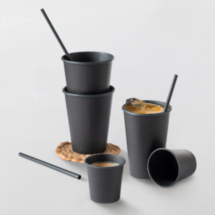 Bicchierini Caffè Neri in Carta (50 Pezzi)