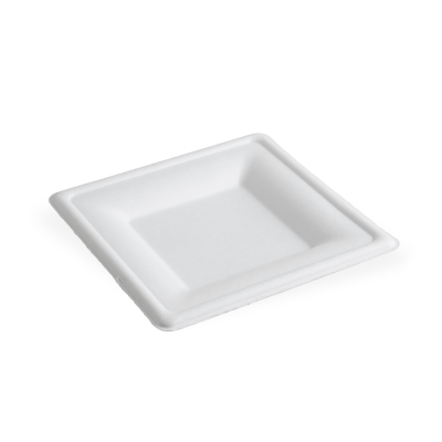 Piatti Bio Quadrati (50 Pezzi)