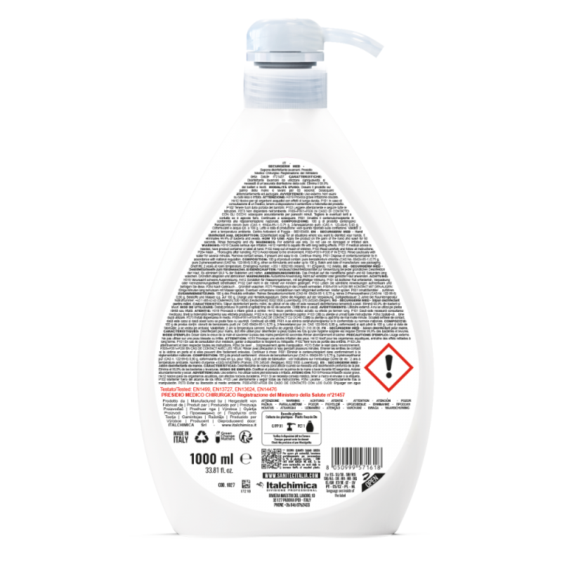 Sapone Antibatterico Securgerm Sanitec – Detergente Mani
