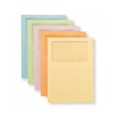 Cartellina con finestra Sintex (20 pezzi)