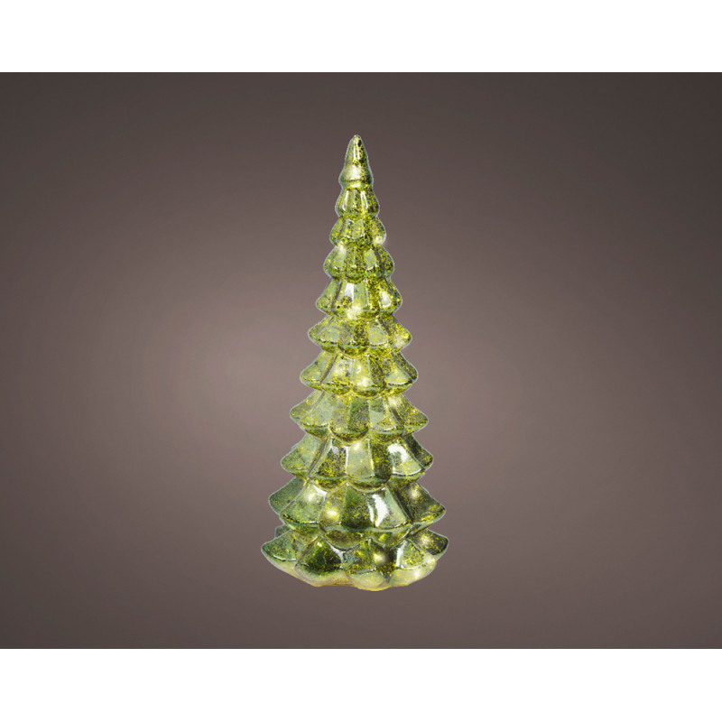 Alberello Luminoso in Vetro 32cm