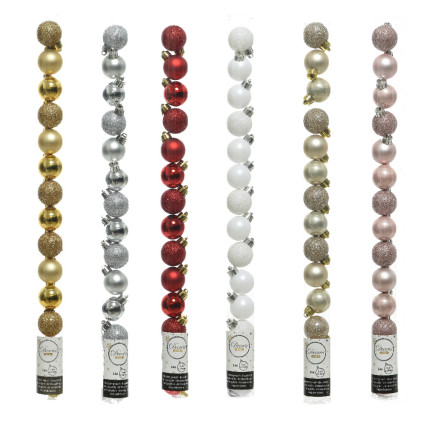 Palline per albero di natale 3cm (14 pezzi)