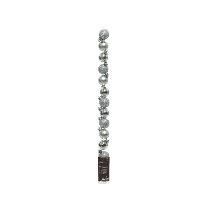 Palline per albero di natale 3cm (14 pezzi)