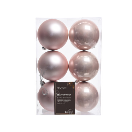 Palline per Albero di Natale 8cm (6 pezzi)